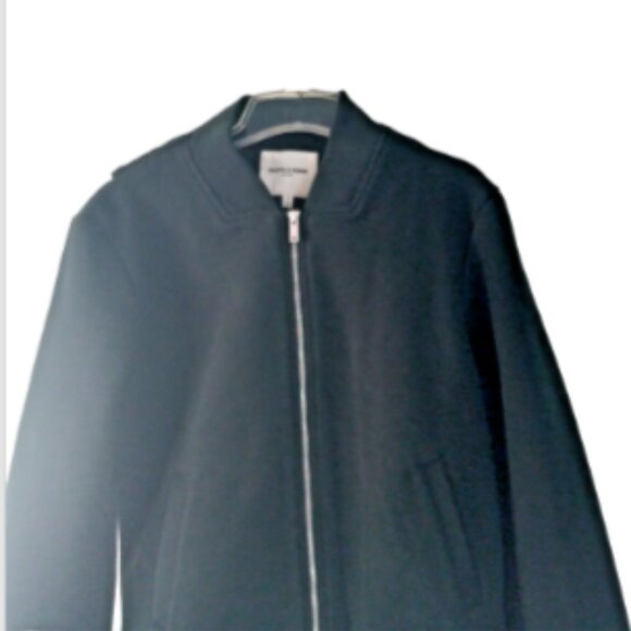 Men's Bagatelle HOMME Dark Forest Green /Black Aviator Bomber Jacket Med NWT - Picture 6 of 11